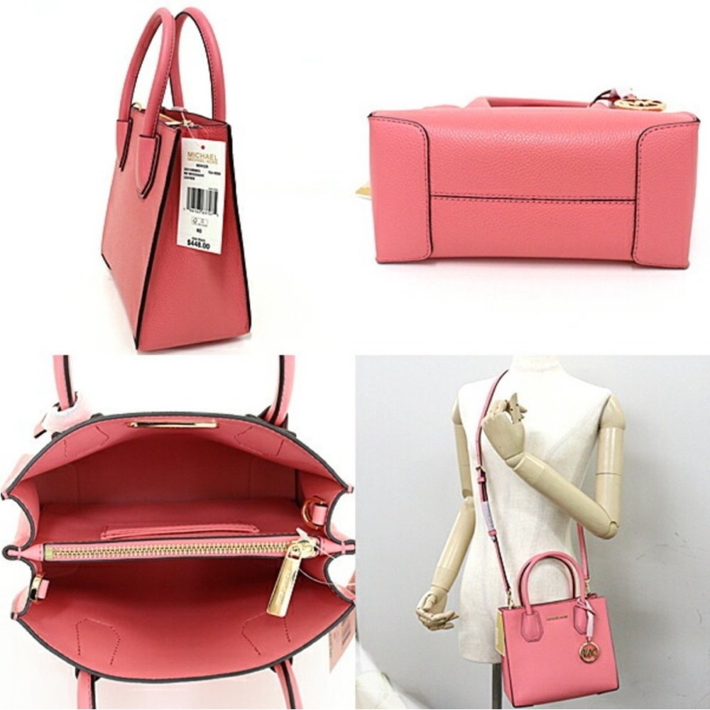 MICHAEL KORS Medium Mercer Messenger Bag in Tea Rose with Dust Bag!! NWT - Picture 9 of 10
